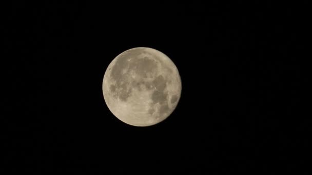 Superlune Matin Décembre Apparaissant Grande Brillante Que Importe Quelle Lune — Video