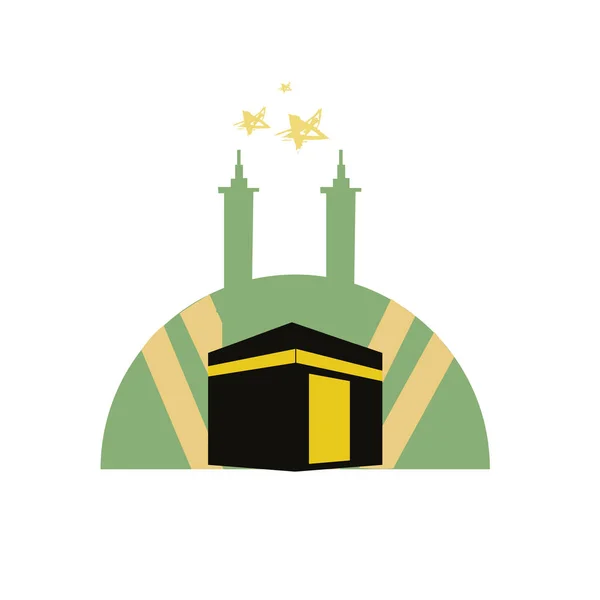 Ramadan Kareem Diseño Plantilla Fondo Islámico Con Diseño Corte Papel — Archivo Imágenes Vectoriales