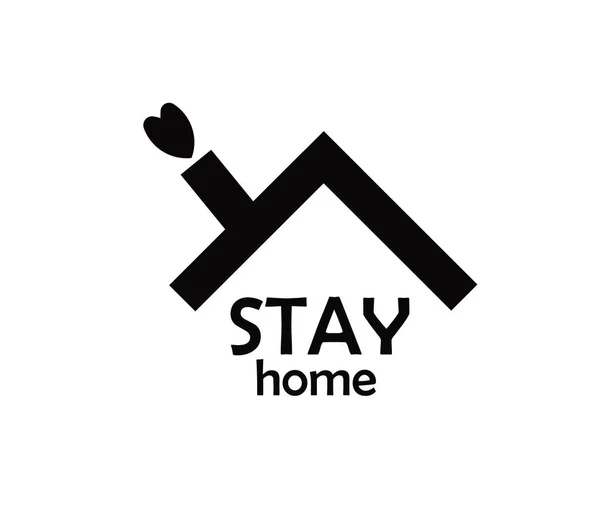 Home Icon Design Hause Bleiben Design Vorlagen — Stockvektor