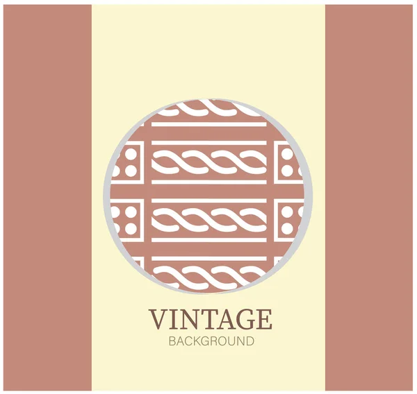 Dekorativer Vintage Rahmen Ideal Für Grußkarte Und Einladungskarte Und Hintergrund — Stockvektor