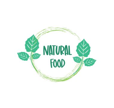 Yaprak sembolü vektör illüstrasyonu