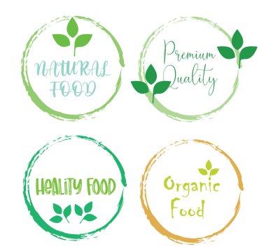 Yaprak sembolü vektör illüstrasyonu