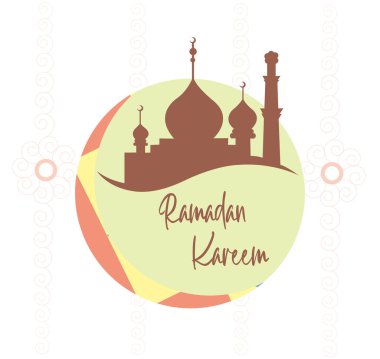 Ramazan Kareem kart tasarım şablonu