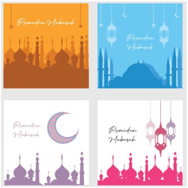 Ramazan Kareem kart tasarım şablonu