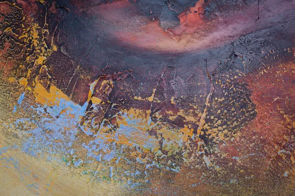 Grunge colorful background, art grunge vintage textured background with bright golden yellow,, orange, red, white and black blots, art abstract orange grunge — Stockfoto