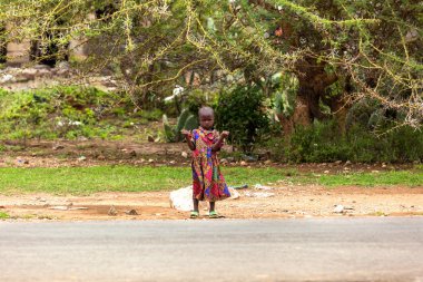 People in Kenya, the black people, the lives of people in Africa