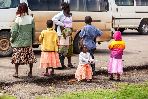 People in Kenya, the black people, the lives of people in Africa — Stock Fotó