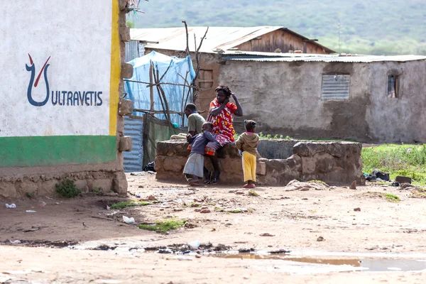 People in Kenya, the black people, the lives of people in Africa — Stockfoto