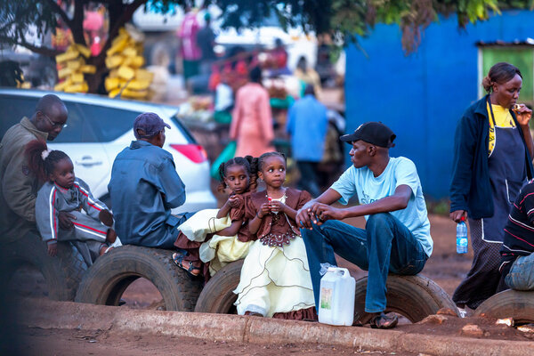 Люди в Кении, чернокожие, жизни людей в Африке
