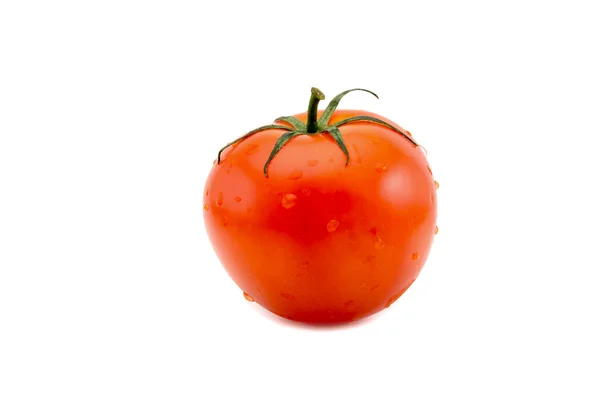 Pomidor makro na białym tle — Zdjęcie stockowe