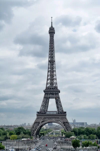 Torre Eiffel Panorama em Paris — Fotografia de Stock