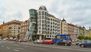 Prague, Çek Cumhuriyeti - 20 Ağustos, 2015: Prag evde dans