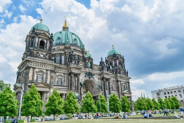 Berliner Dom - die größte evangelische Kirche Deutschlands. — Stockfoto