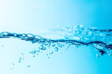 Kabarcıklar arka plan dokusu ile dalga su