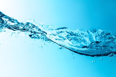 Kabarcıklar arka plan dokusu ile dalga su