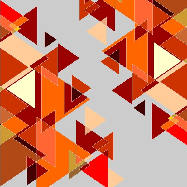 Fond graphique en rouge et orange — Image vectorielle