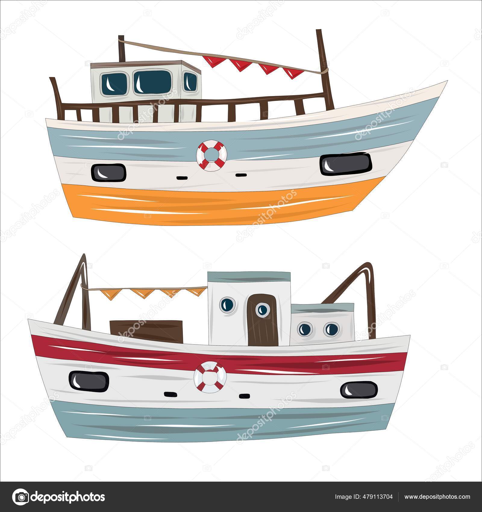 Bright Cartoon Retro Steamboat Side Paddle Wheel Old Vintage Ship Stock  Vector by ©dmitrykowyrtsov 479113704