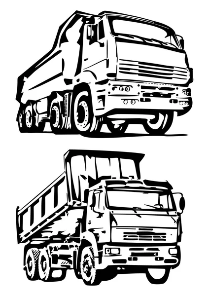 KAMAZ — Stock Vector