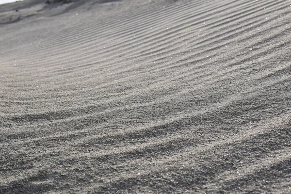 Fond Estival Empreintes Pas Dans Sable Près Mer — Photo