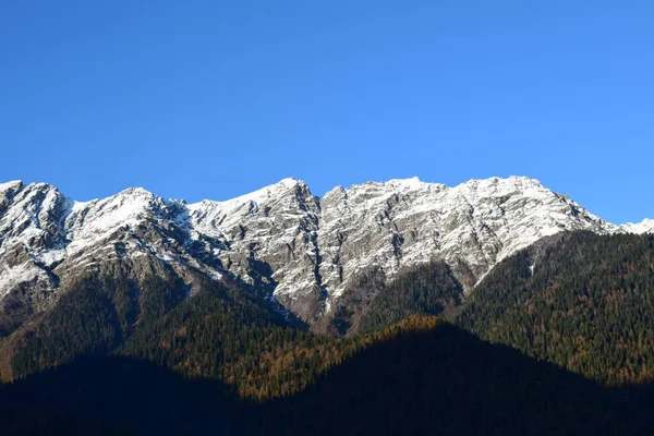 Paisagem Montesa Montanhas Cáucaso Picos Montanha Cáucaso — Fotografia de Stock