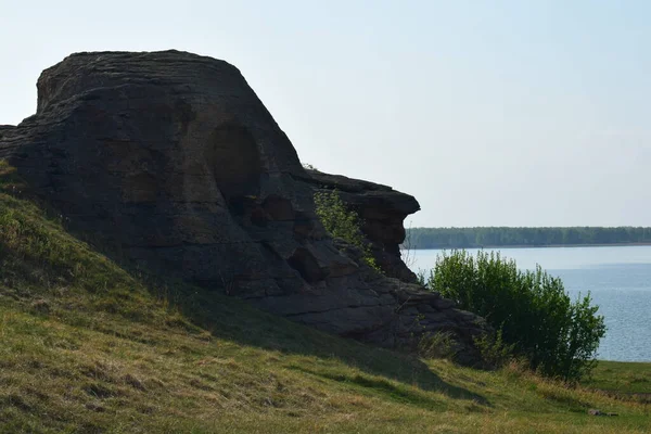 Ural Landschaft Allaki See Stonehenge Ural — Stockfoto