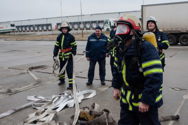 Koşullu bir yangını itfaiye