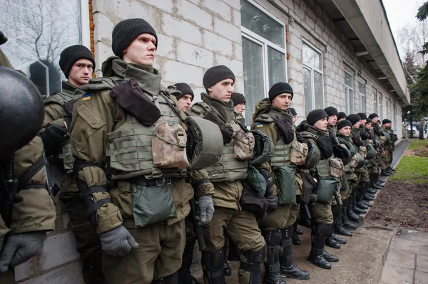 Azov Corpo Civil picotou o tribunal — Fotografia de Stock