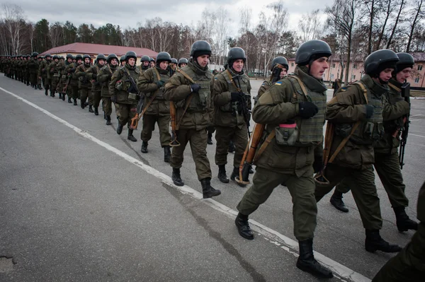 Центр подготовки Национальной гвардии Украины — стоковое фото
