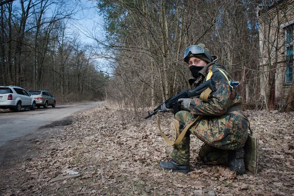 Entrenamiento de batallones de defensa territorial —  Fotos de Stock