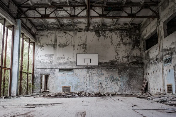 Middle School i Pripyat — Stockfoto