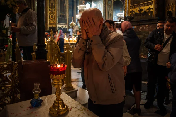 Ukrainer feiern orthodoxes Osterfest — Stockfoto