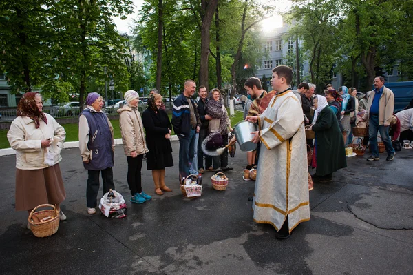 Українці святкувати пасху Православної — стокове фото