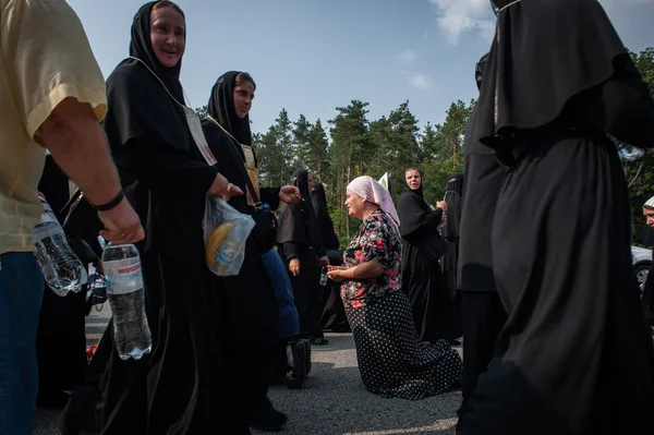 Procesión por la paz cerca de Kiev — Foto de Stock