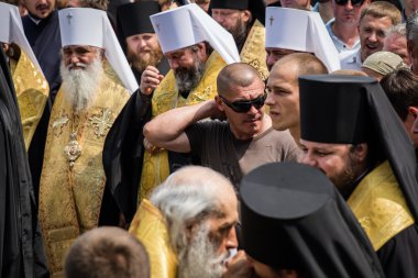 Kiev'de barış için alayı bir parçası