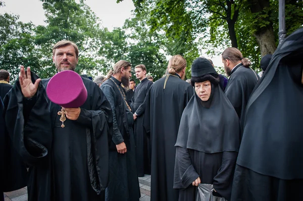 Parte de la procesión por la paz en Kiev — Foto de Stock