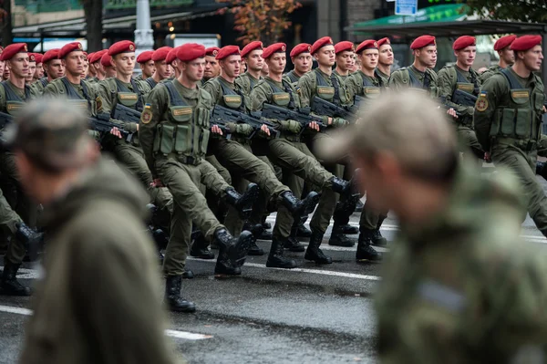 Parada wojskowa na Ukrainie — Zdjęcie stockowe