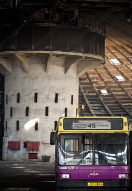 Terkedilmiş otobüs filosu