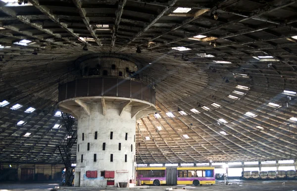 Flota de autobuses abandonados — Foto de Stock