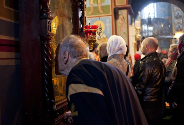 Liturgie in der St.-Michael-Kathedrale — Stockfoto