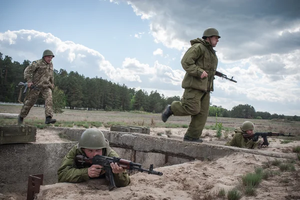 Ukrayna'nın silahlı kuvvetlerin Eğitim Merkezi — Stok fotoğraf