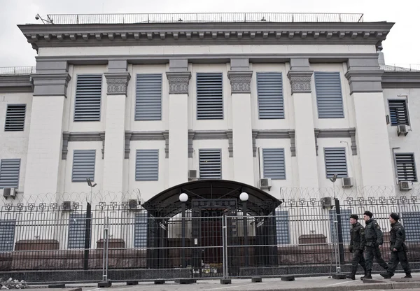 Посольство России в Украине — стоковое фото