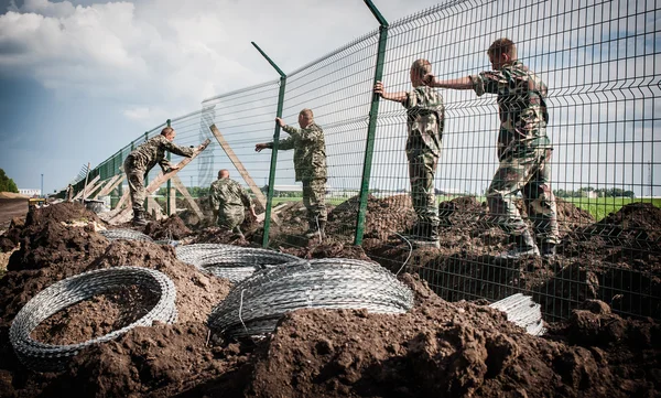 Russisch-ukrainische Grenze — Stockfoto