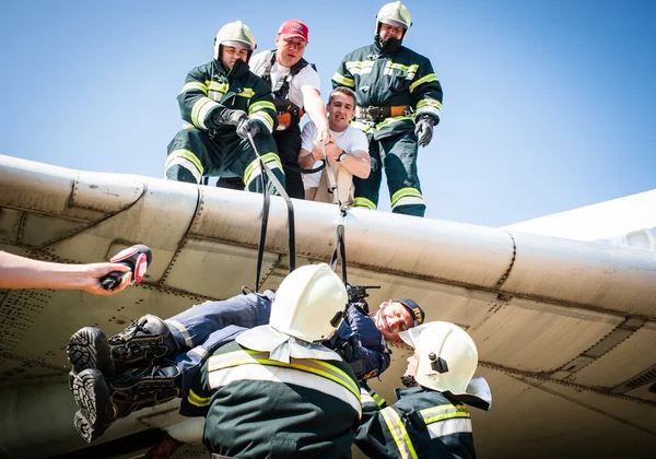 Emergency landing — Stock Photo, Image