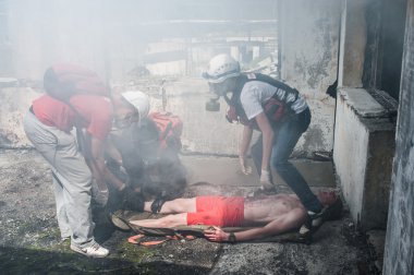 Eğitim dekolmanı Kızıl Haç