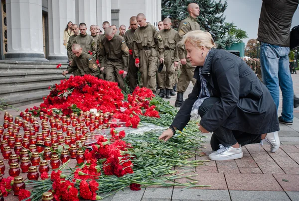 Vzpomínky na oběti — Stock fotografie