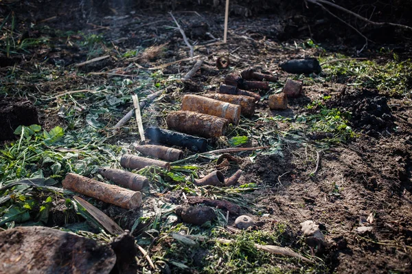 Demining peat fields — Stock Photo, Image