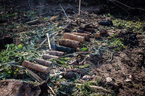 Demining peat fields