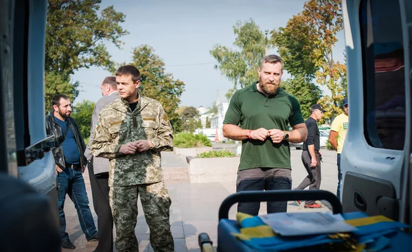 Volunteerism in Ukraine — Stock Photo, Image