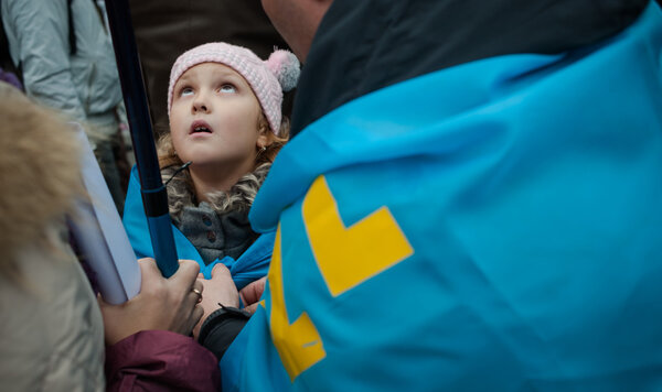 6 ноября 2015 года. Киев, Украина. Крымские татары пикетировали посольство Российской Федерации в Киеве
.