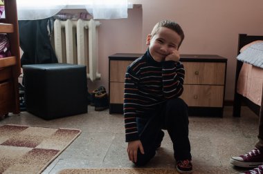 Donets Havzası mülteci çocuklar için kamp